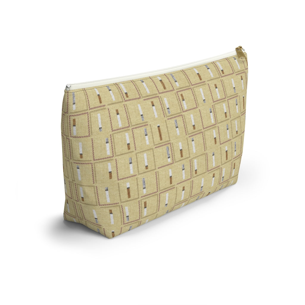 Pencil to Paper Accessory Pouch w T-bottom in Yellow