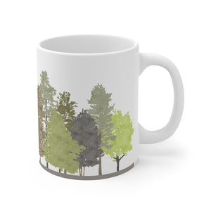 Walk in the Woods Mug in Brown