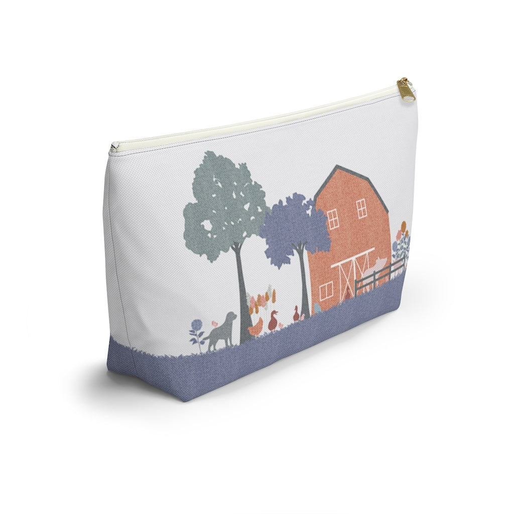 Barnyard Fun Accessory Pouch w T-bottom in Purple