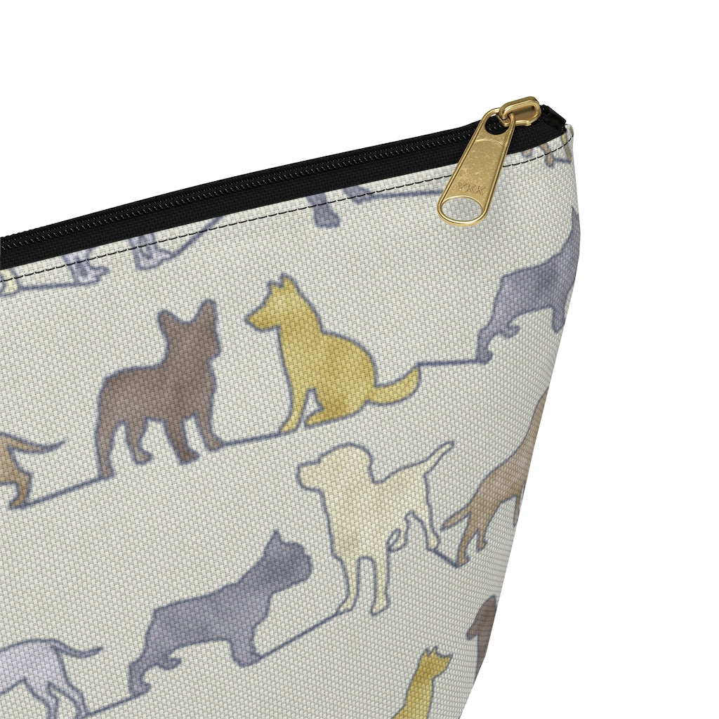 Dogs Accessory Pouch w T-bottom in Yellow