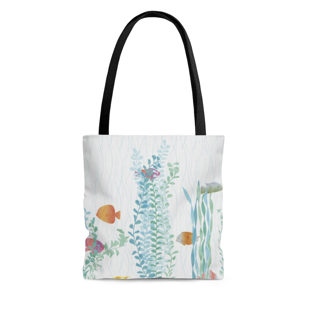 Aquarium Tote Bag in Aqua