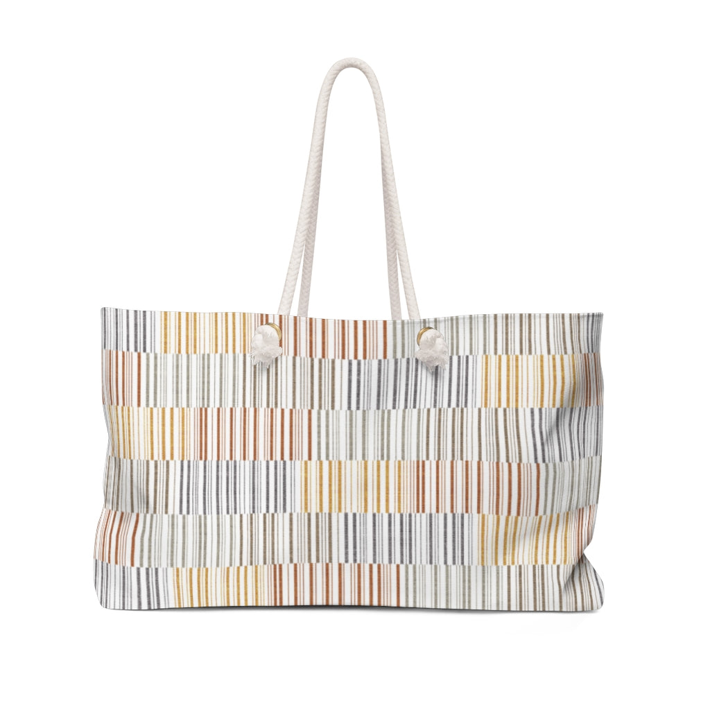 Traffic Code Weekender Bag in Orange