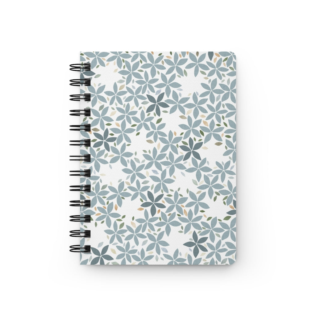 Snowbell Spiral Bound Journal in Aqua