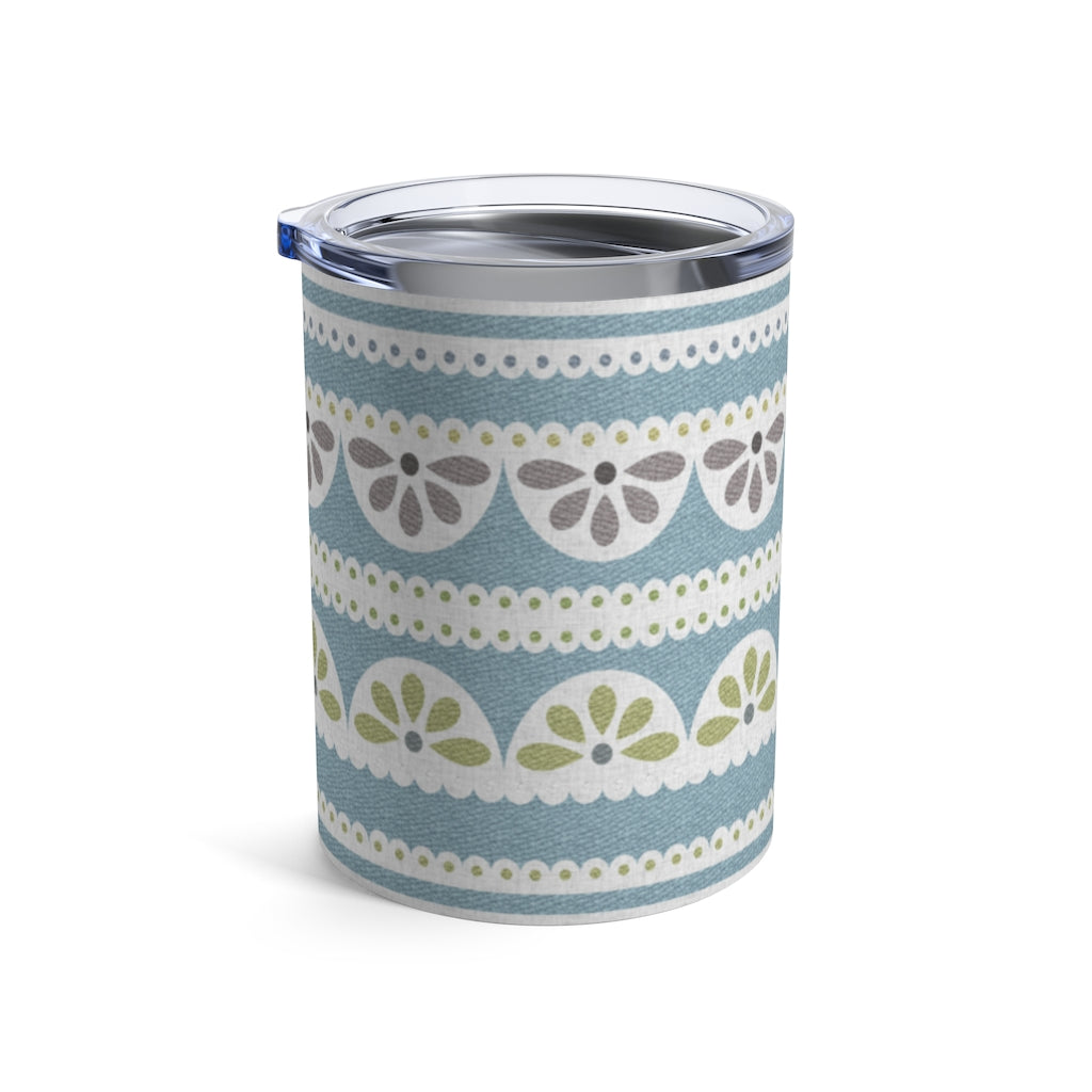 Eyelet Lace Tumbler in Aqua