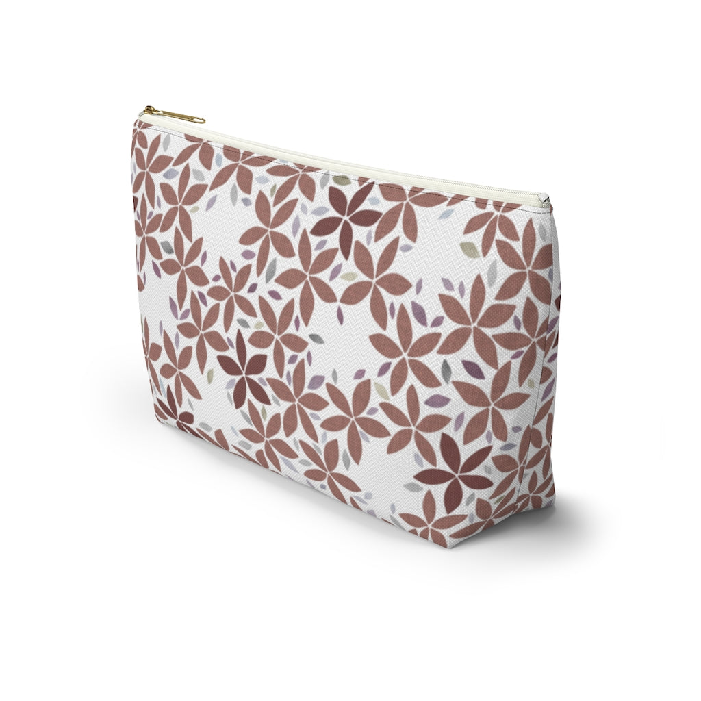 Snowbell Accessory Pouch w T-bottom in Purple
