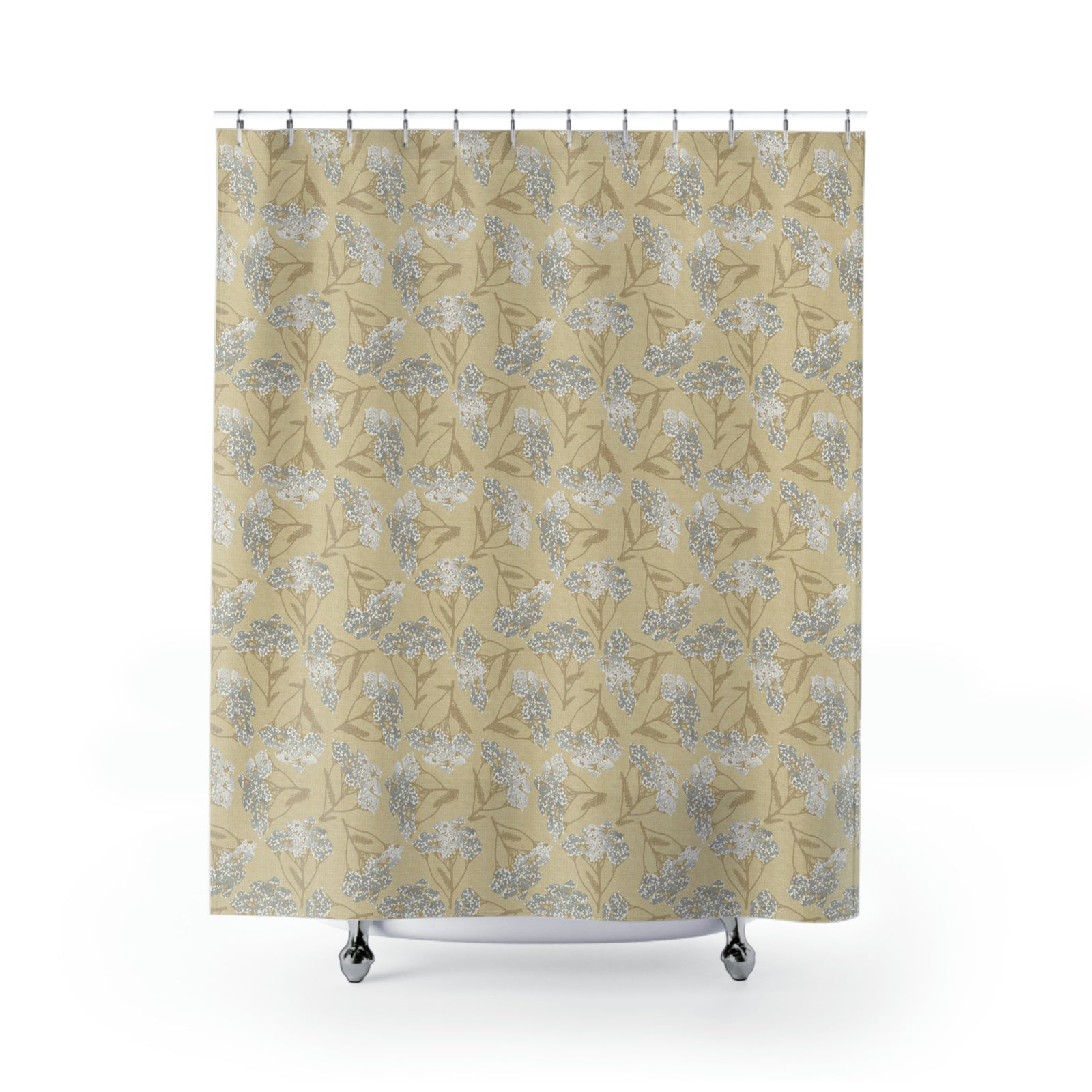 Yarrow Shower Curtain in Yellow