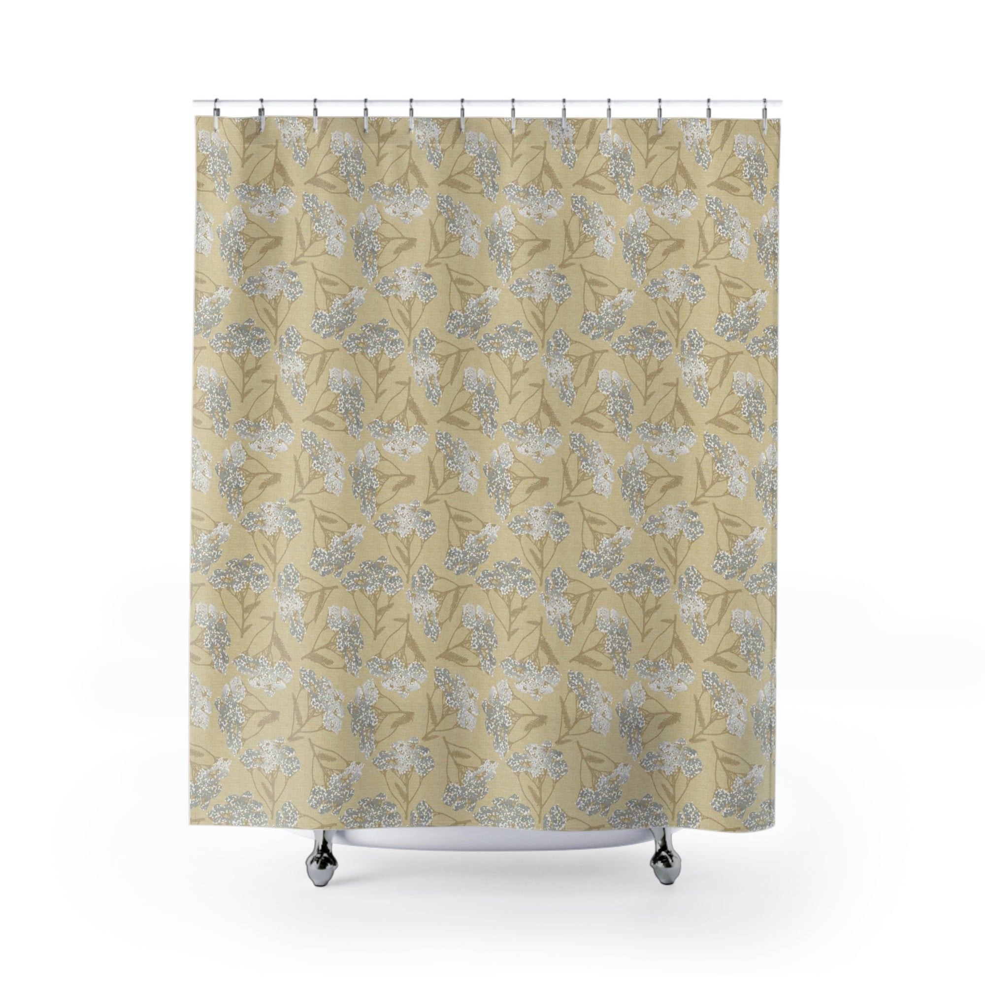 Yarrow Shower Curtain in Yellow