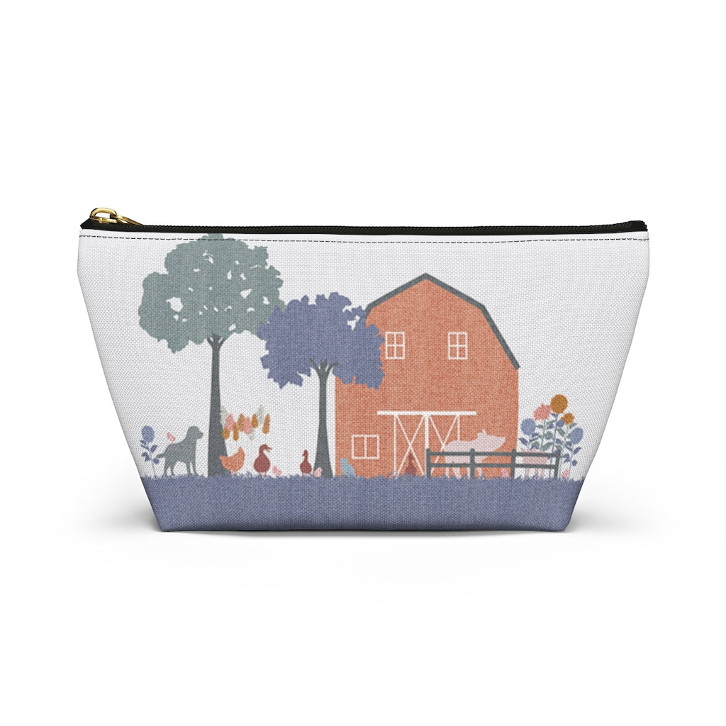 Barnyard Fun Accessory Pouch w T-bottom in Purple