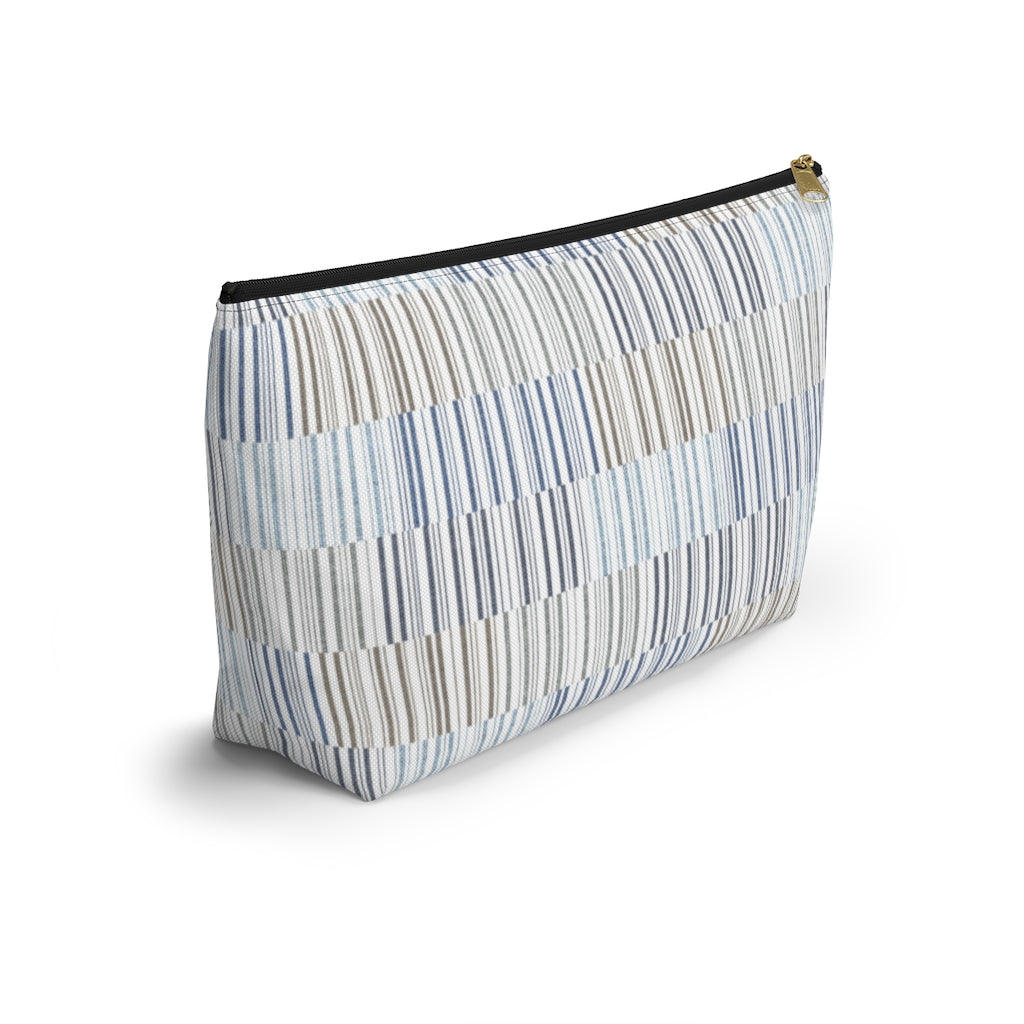 Traffic Code Accessory Pouch w T-bottom in Blue