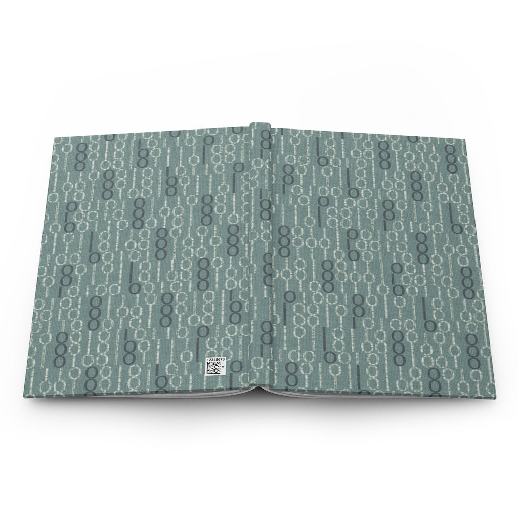 Railroad Code Hardcover Journal Matte in Aqua