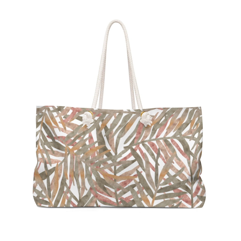 Tropic Weekender Bag in Pink