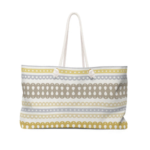 Ribbon Candy Weekender Bag in Yellow
