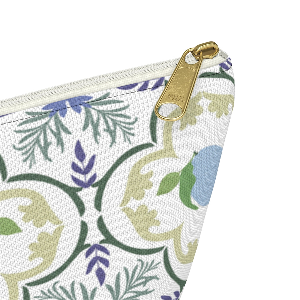 Freshly Squeezed Accessory Pouch w T-bottom in Green