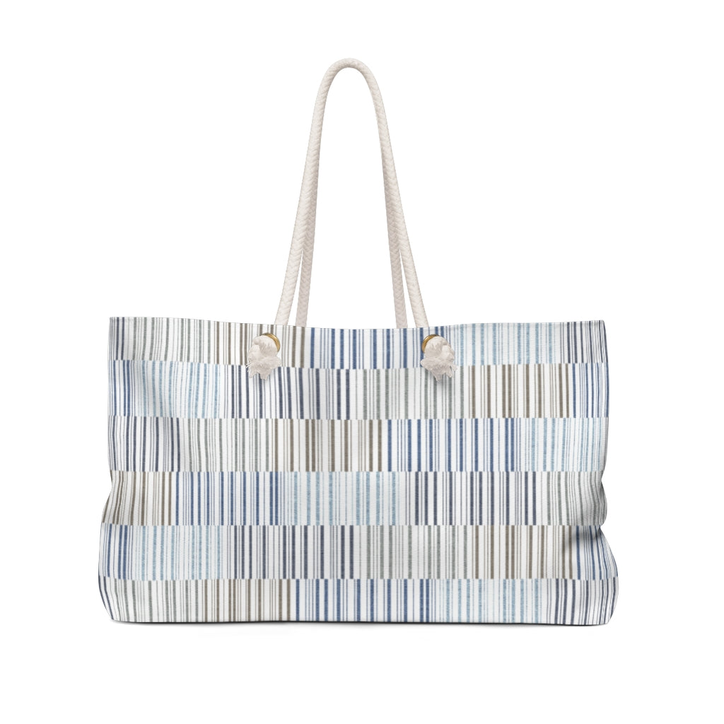 Traffic Code Weekender Bag in Blue