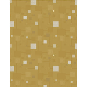 Block Party Microfiber Duvet Cover in Gold