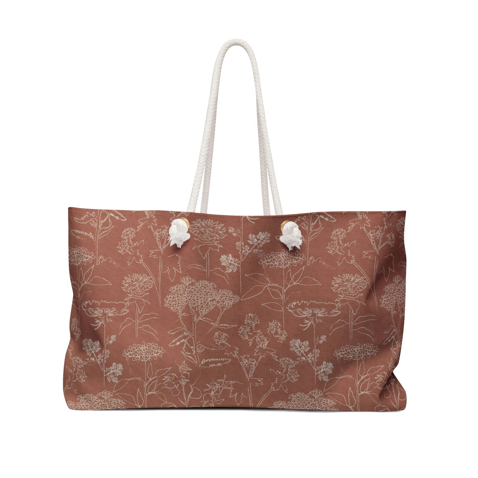 Swallowtail Weekender Bag in Orange