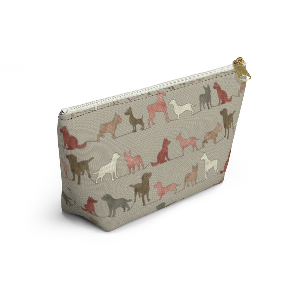 Dogs Accessory Pouch w T-bottom in Pink