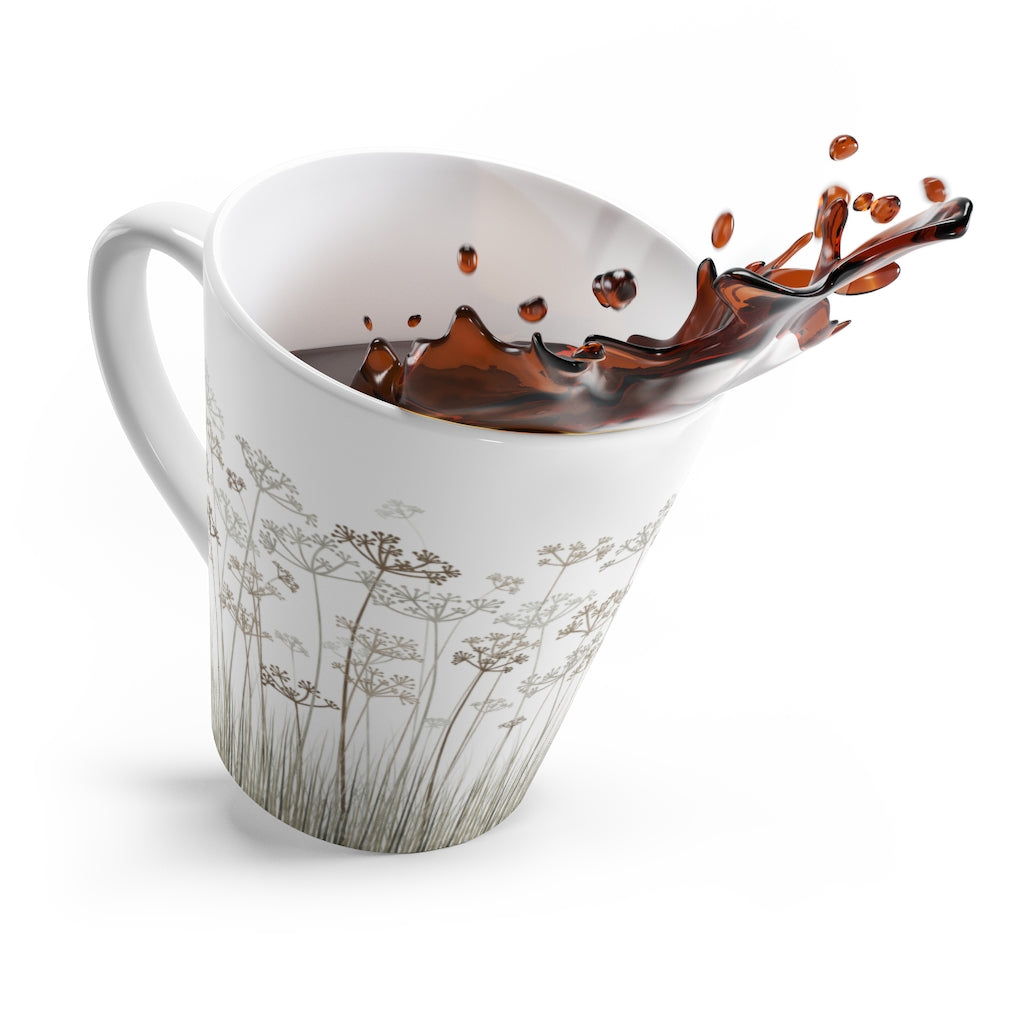 Message Code Latte Mug in Gray