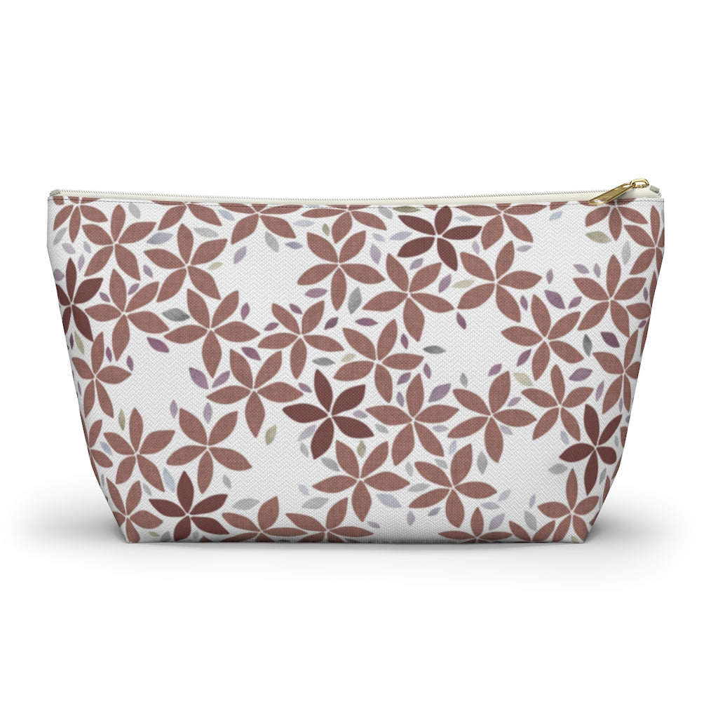 Snowbell Accessory Pouch w T-bottom in Purple