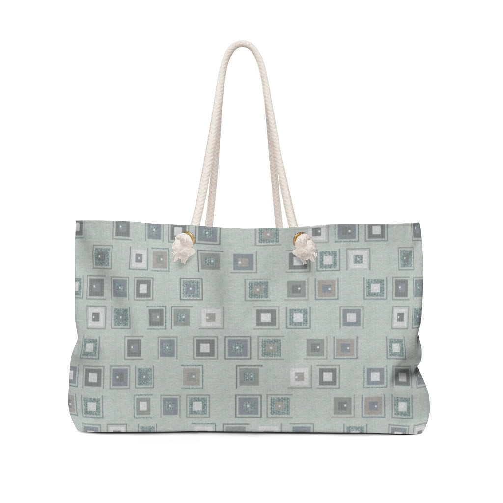 Key Code Weekender Bag in Aqua