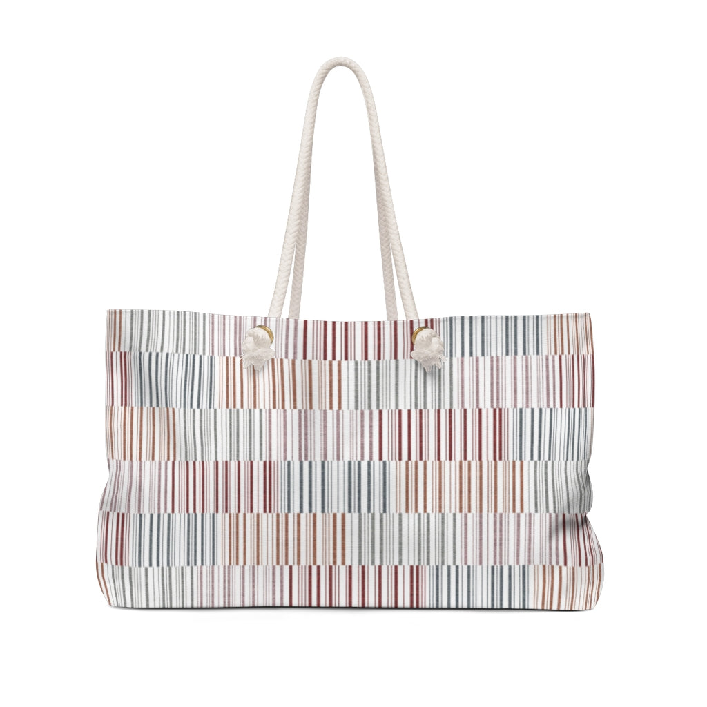 Traffic Code Weekender Bag in Red