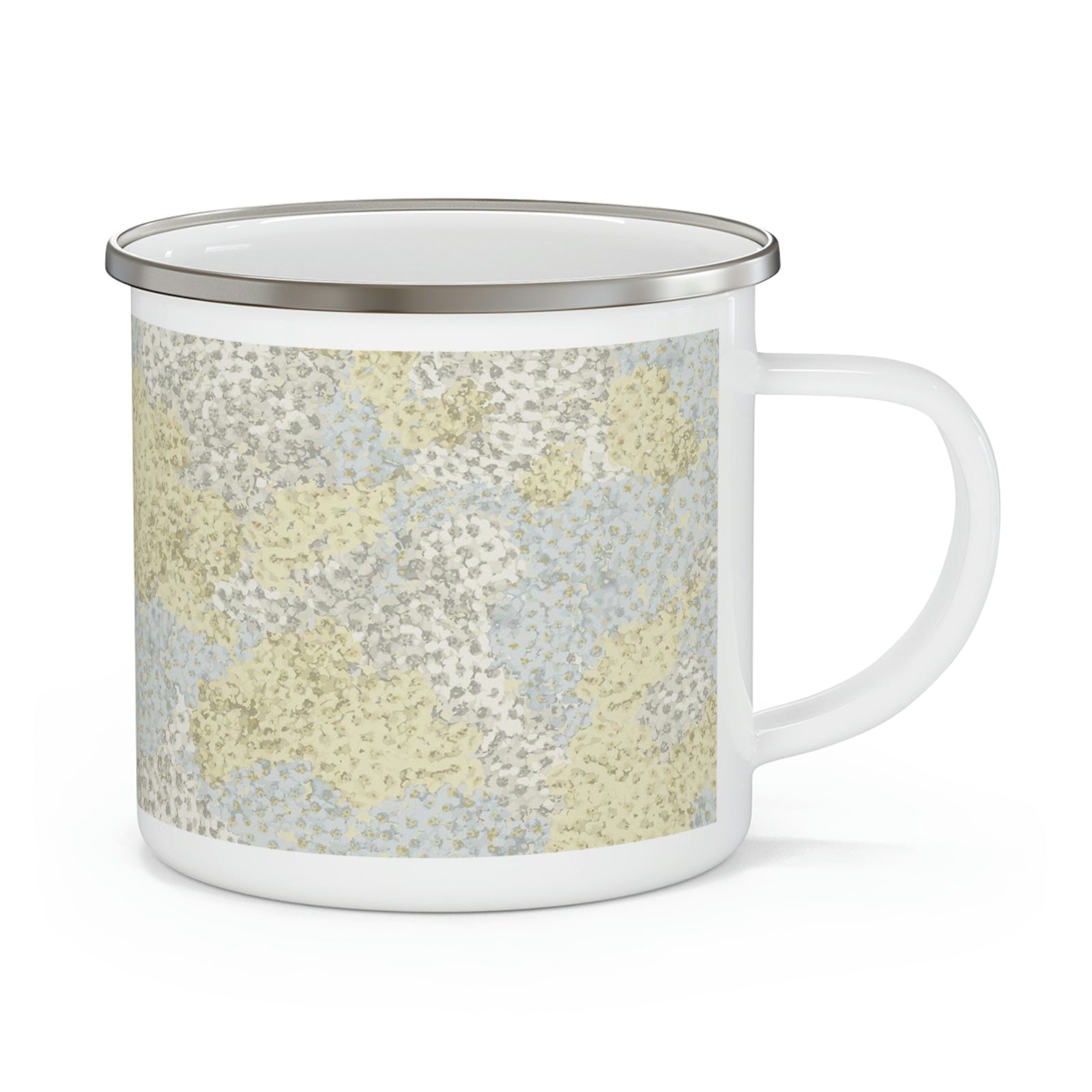 Achillea Millefolium Enamel Mug in Yellow