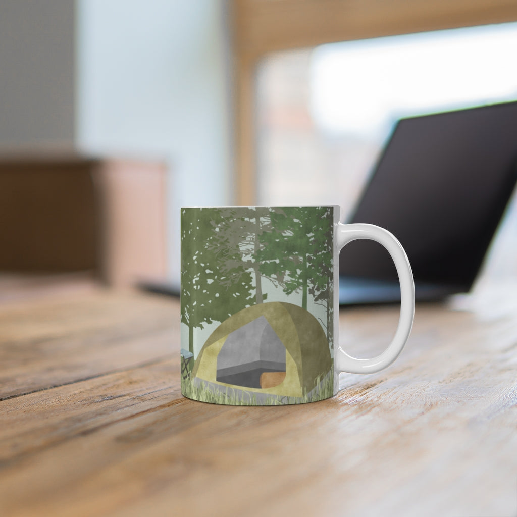 Camping Mug in Orange