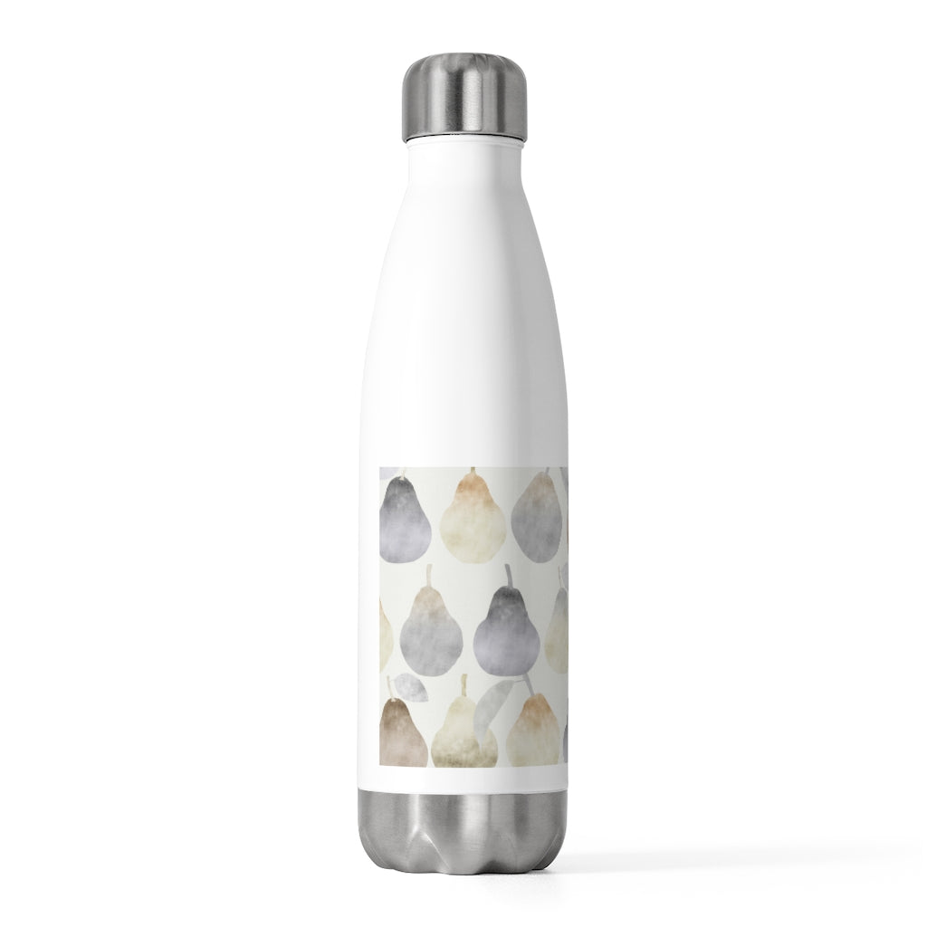Watercolor Pears 20oz Insulated Bottle in Cream