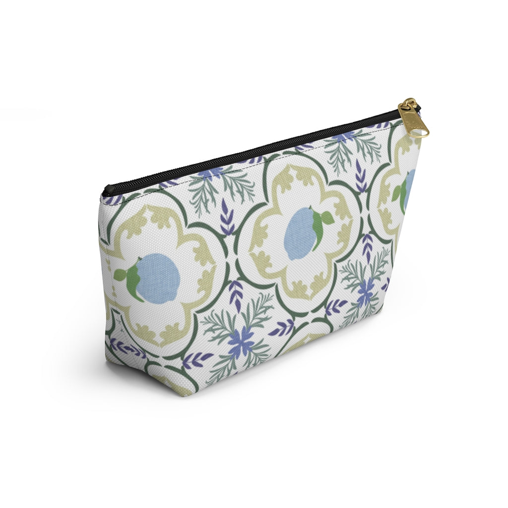 Freshly Squeezed Accessory Pouch w T-bottom in Green