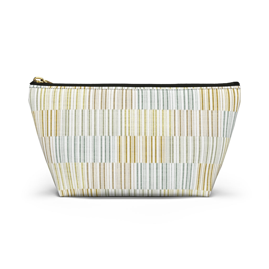 Traffic Code Accessory Pouch w T-bottom in Gold
