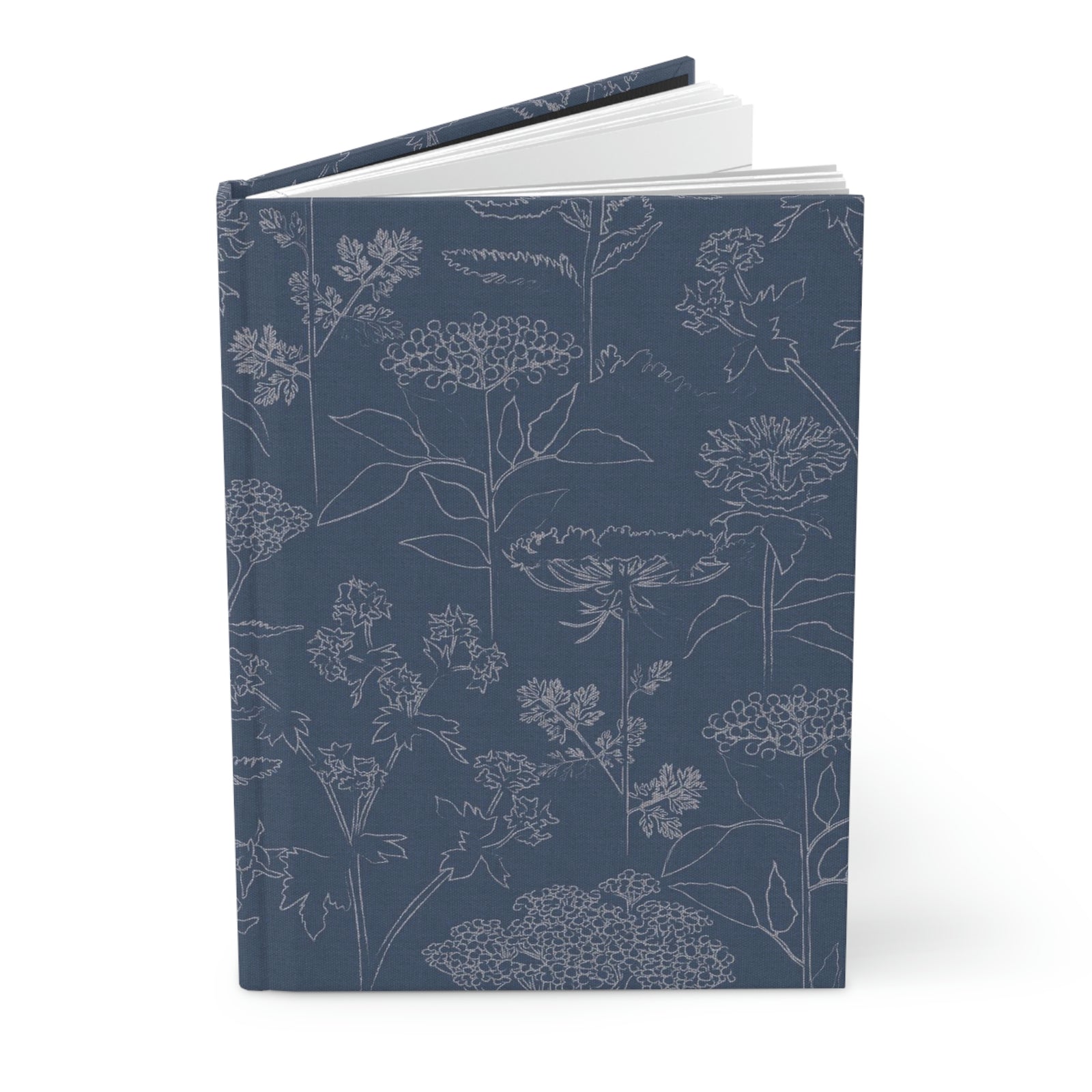 Swallowtail Hardcover Journal Matte in Navy