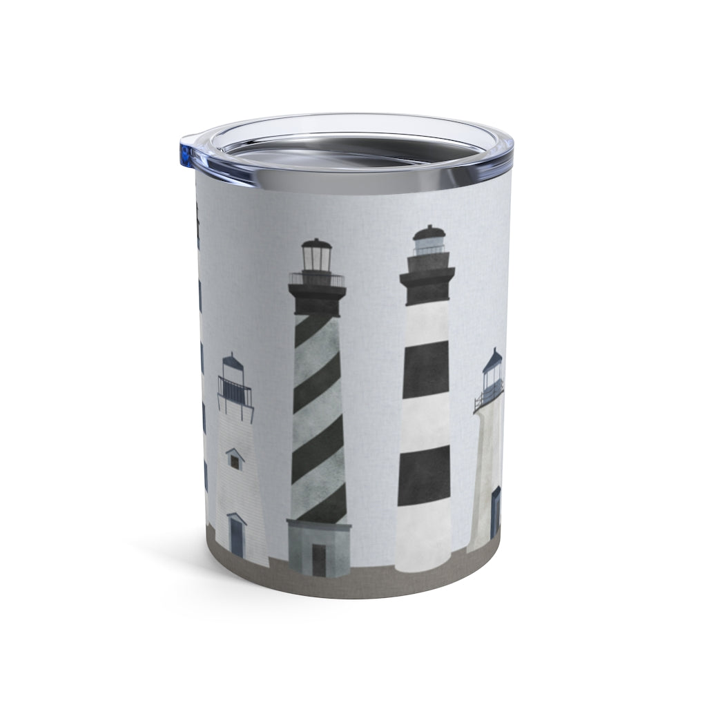 Lighthouses Tumbler in Blue