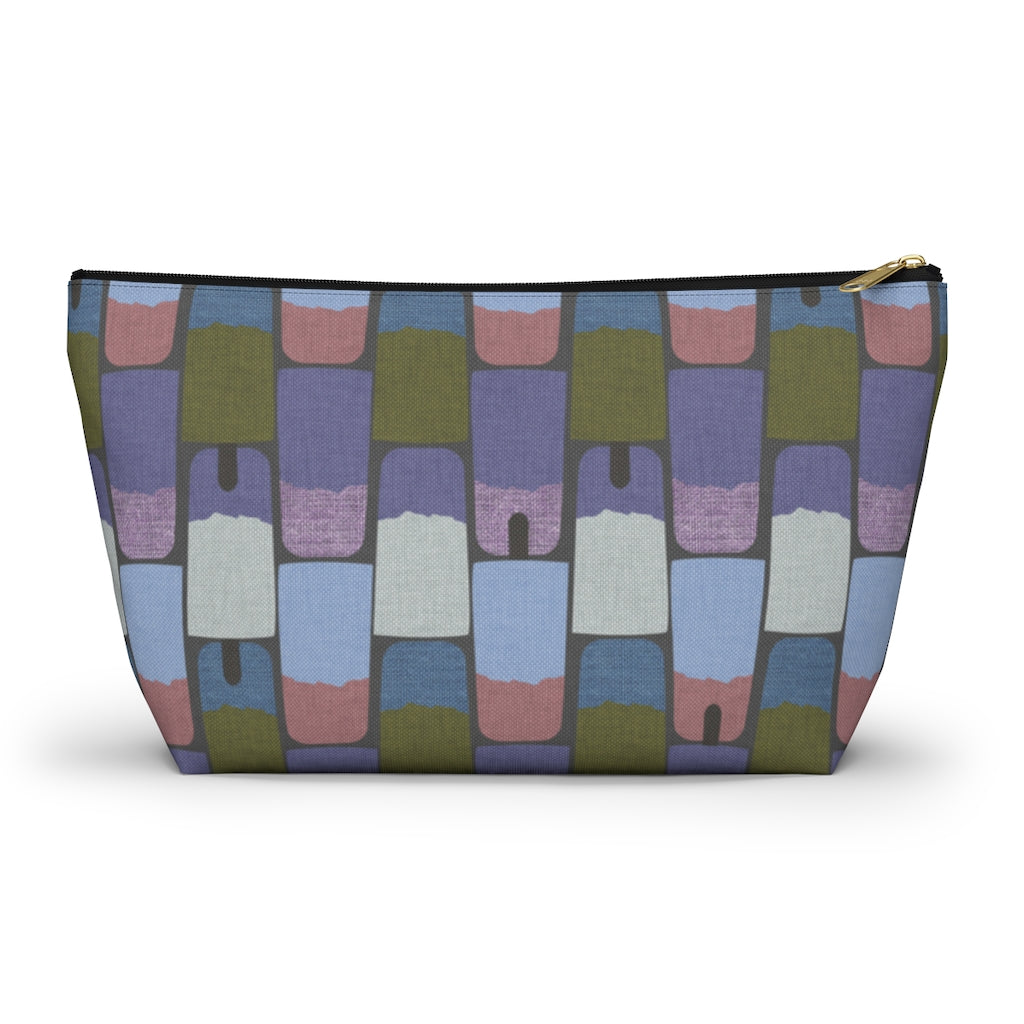 Popsicles Accessory Pouch w T-bottom in Purple