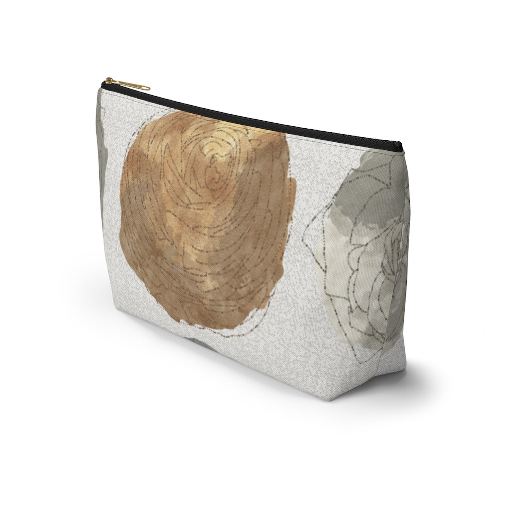 Decipher Code Accessory Pouch w T-bottom in Brown