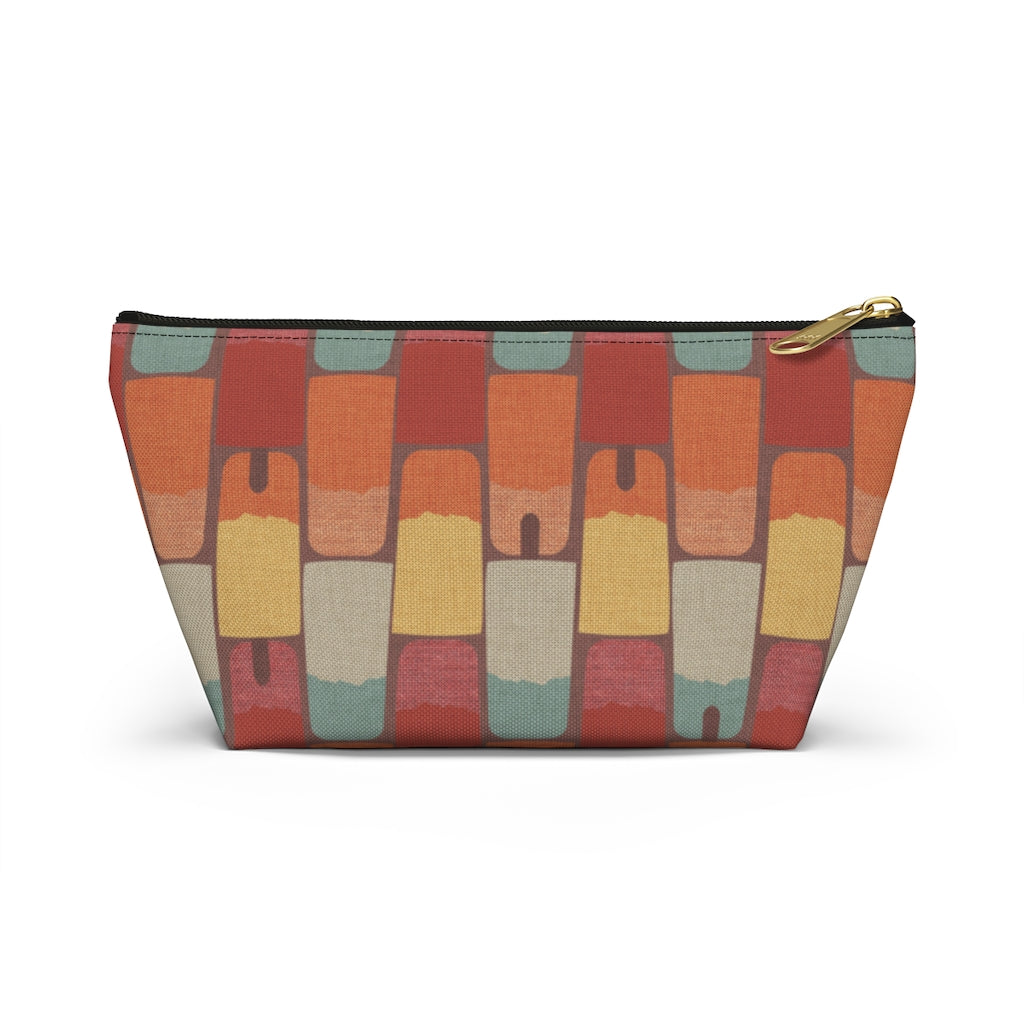 Popsicles Accessory Pouch w T-bottom in Red