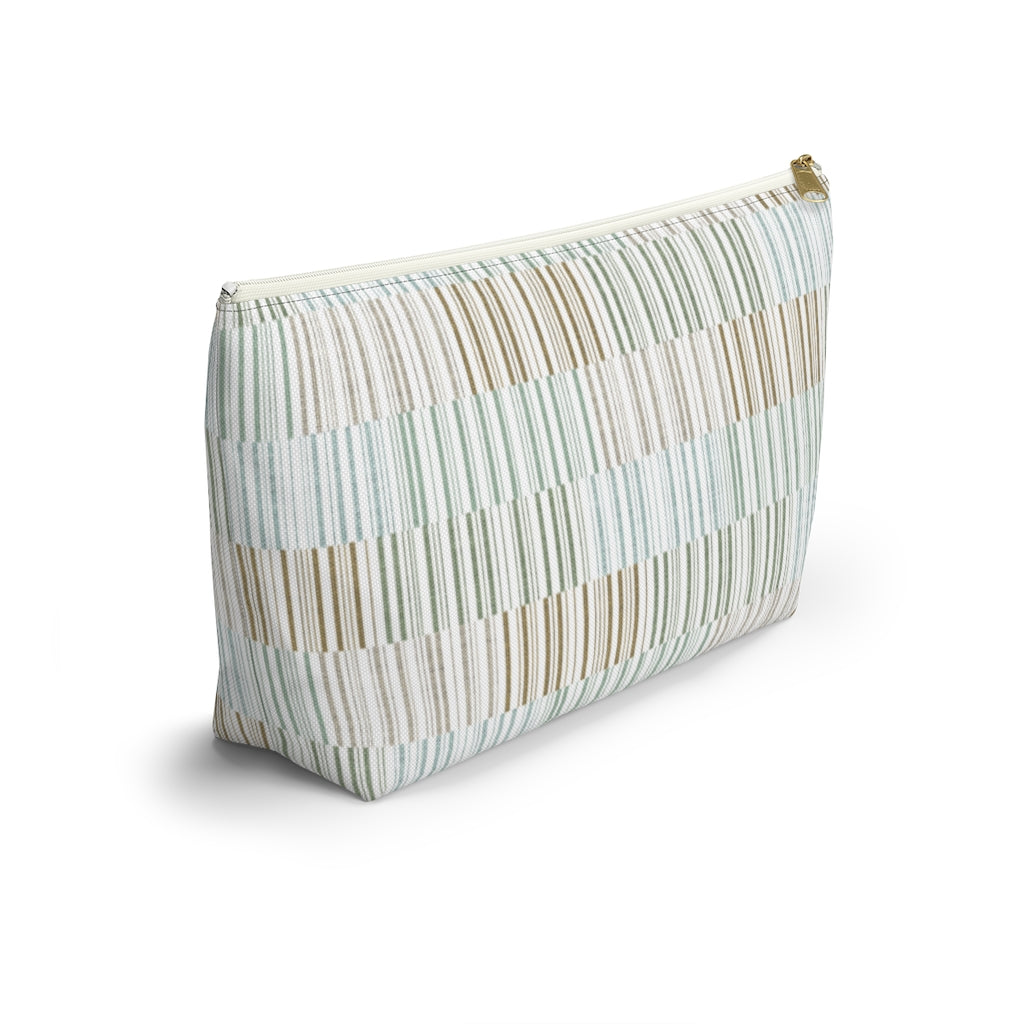 Traffic Code Accessory Pouch w T-bottom in Aqua