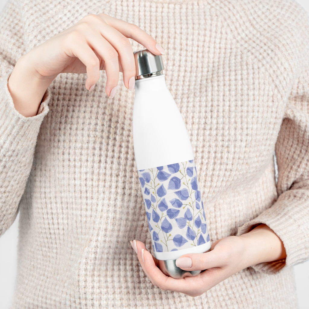Budding Vine 20oz Insulated Bottle in Blue