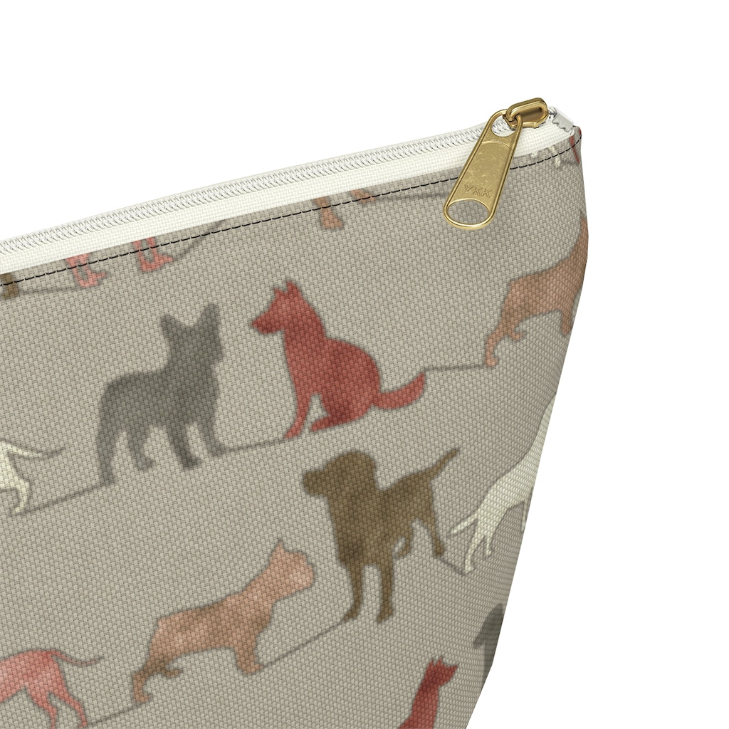 Dogs Accessory Pouch w T-bottom in Pink