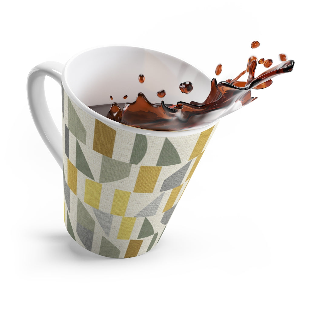 Frequency Code Latte Mug in Yellow