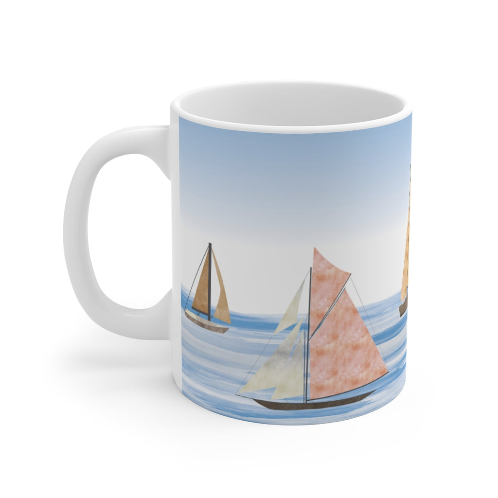 Sailing Mug in Pink