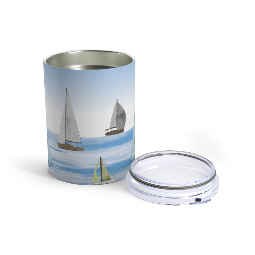 Sailing Tumbler in Light Blue