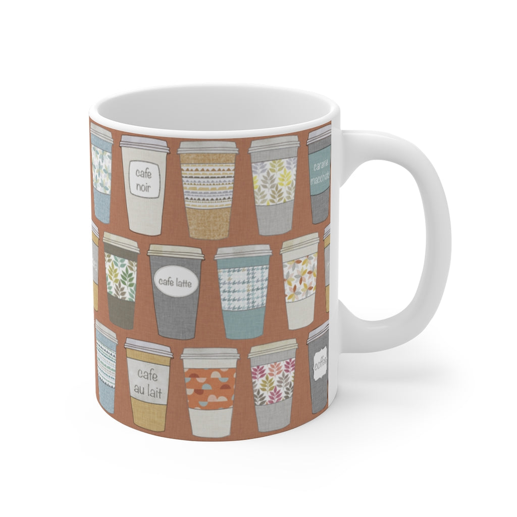 Coffee To Go Mug in Orange