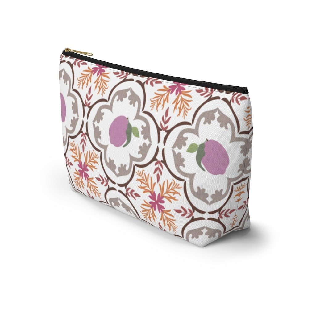 Freshly Squeezed Accessory Pouch w T-bottom in Purple