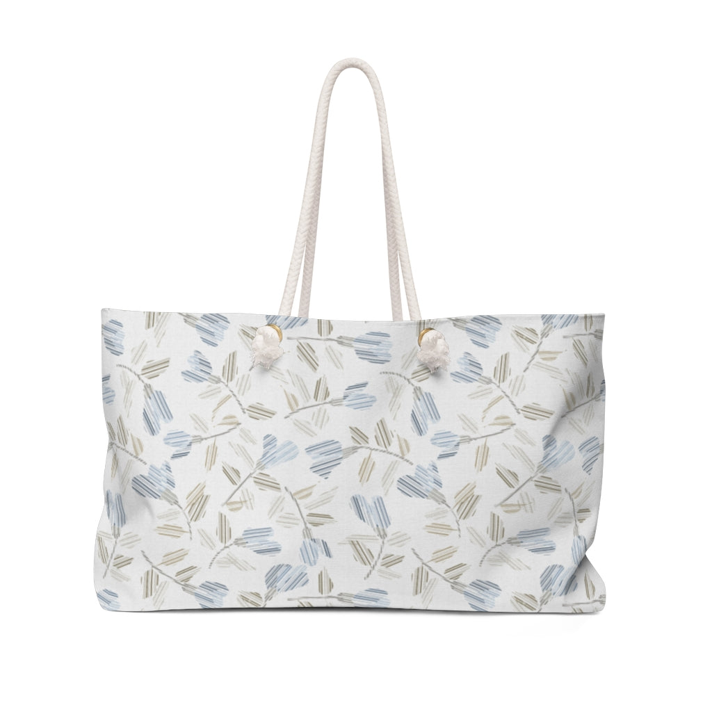 Riverbank Code Weekender Bag in Blue