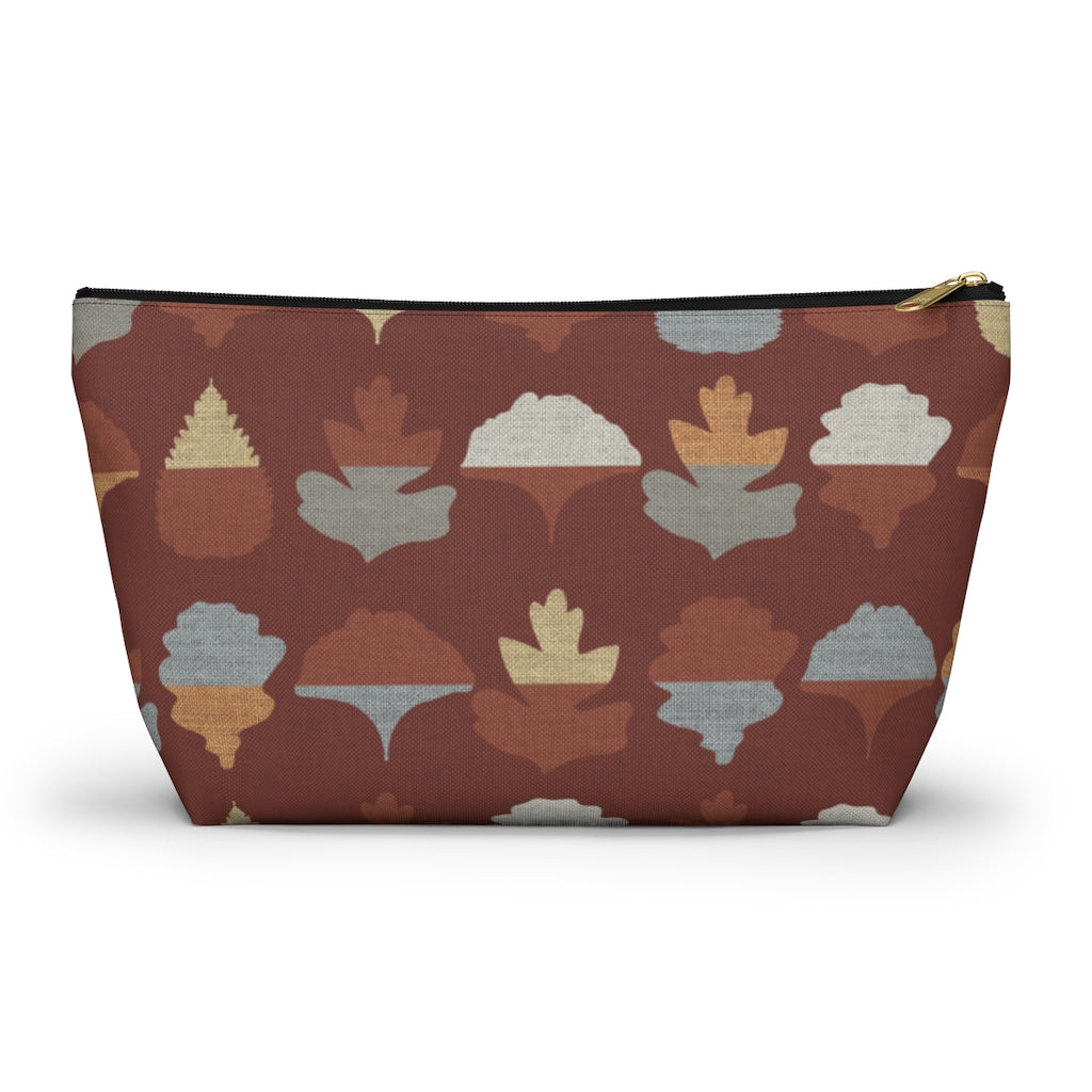 Frond Accessory Pouch w T-bottom in Red