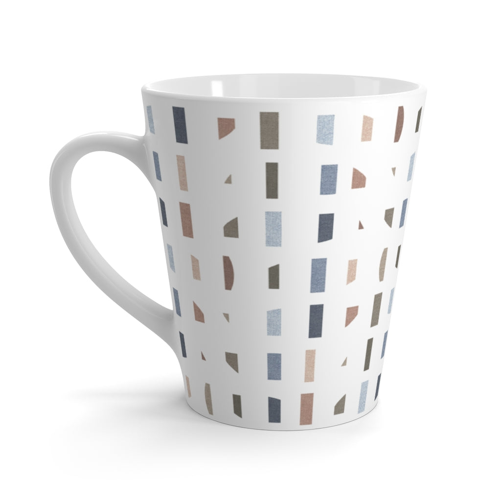 Tujjedy Code Latte Mug in Blue