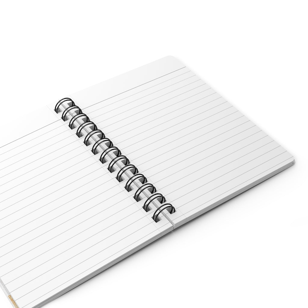 Camp Site Spiral Bound Journal in Orange