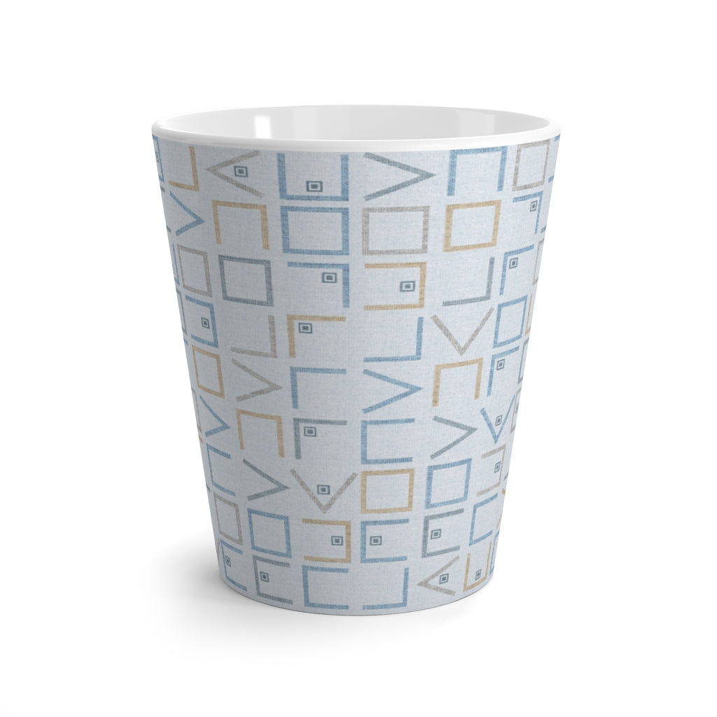 Encode Code Latte Mug in Blue