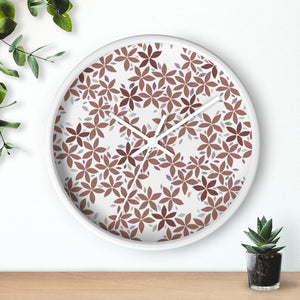 Snowbell Wall Clock in Purple