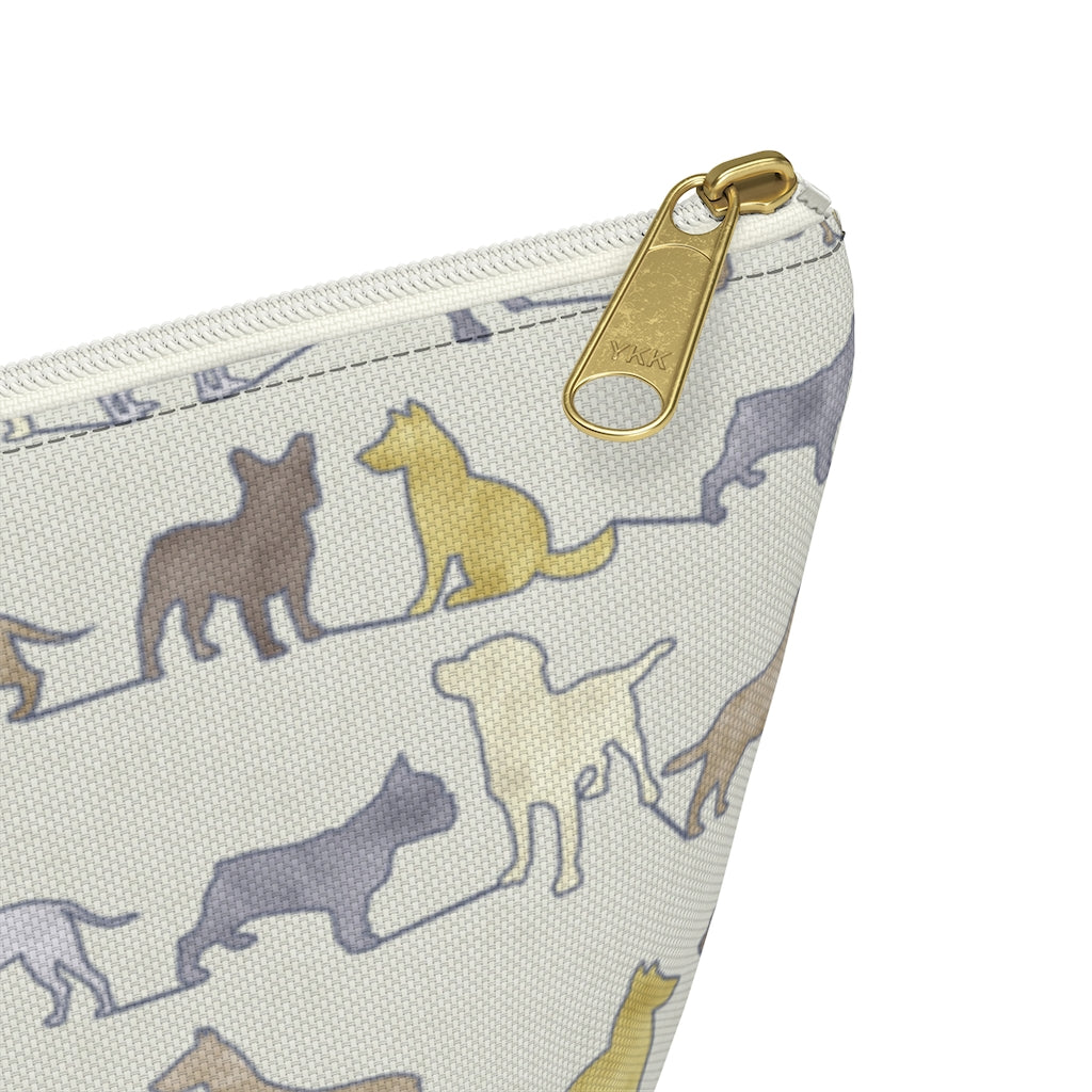 Dogs Accessory Pouch w T-bottom in Yellow
